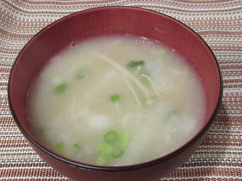 長芋のホクホク＆とろとろ味噌汁